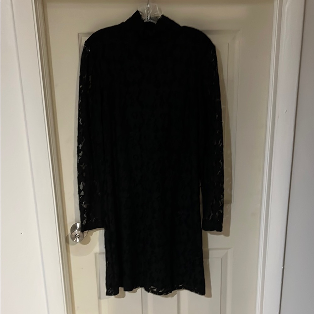Elegant Black Lace Dress